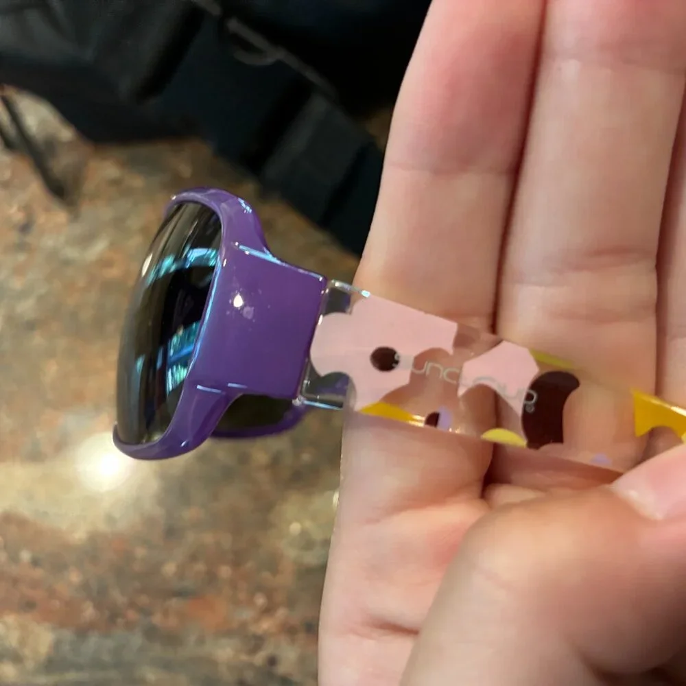 Suncloud Picnic Polarized Purple Wrap Sunglasses Small Kids Youth